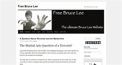 Desktop Screenshot of freebrucelee.com